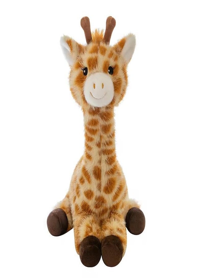 DTR Creation Plush Giraffe Stuffed Animal Toy, 28 cm, Soft Sitting Design with Brown Spots Best for Gifting and Home Decor - Image 1
